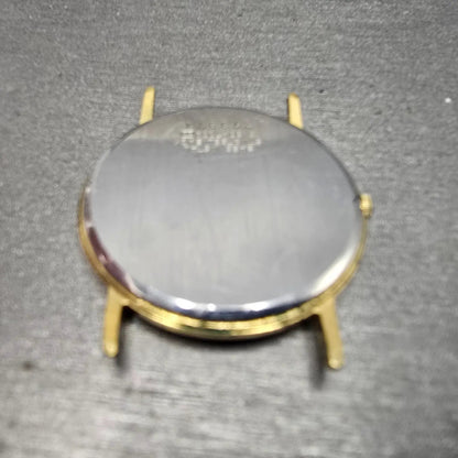 Seiko Watch Men 31mm Gray Dial Gold Tone Round 5Y30-7009 VTG PARTS10