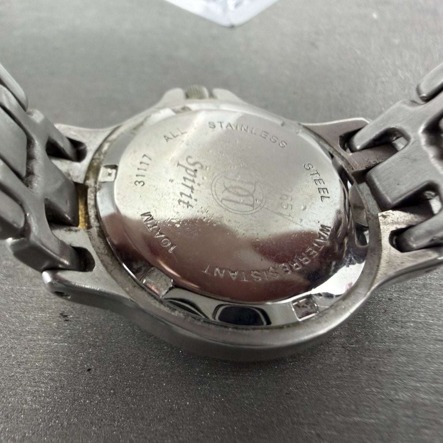 Daniel Mink Watch Women 28mm White Dial Two Tone Date Round 2651 New Battery9