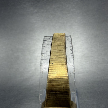 Seiko Tank Watch Women 14mm Champagne Dial Gold Tone 1320-5770 New Battery KUH94
