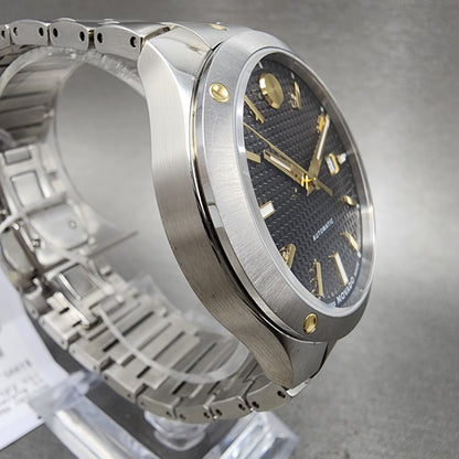 Movado SE Automatic Watch Men 41mm Gray Dial Two Tone Date Round 06075523