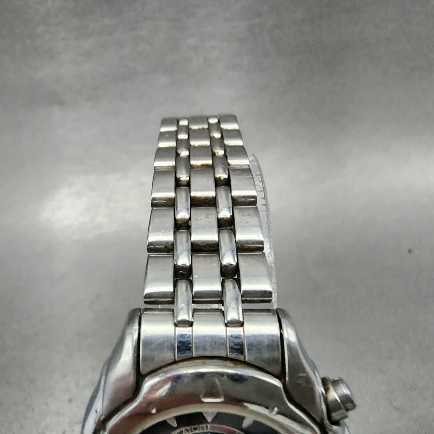 Seiko Kinetic Sports 50 Watch Women 31mm Black Dial Steel Date 3m220b79 PARTS5
