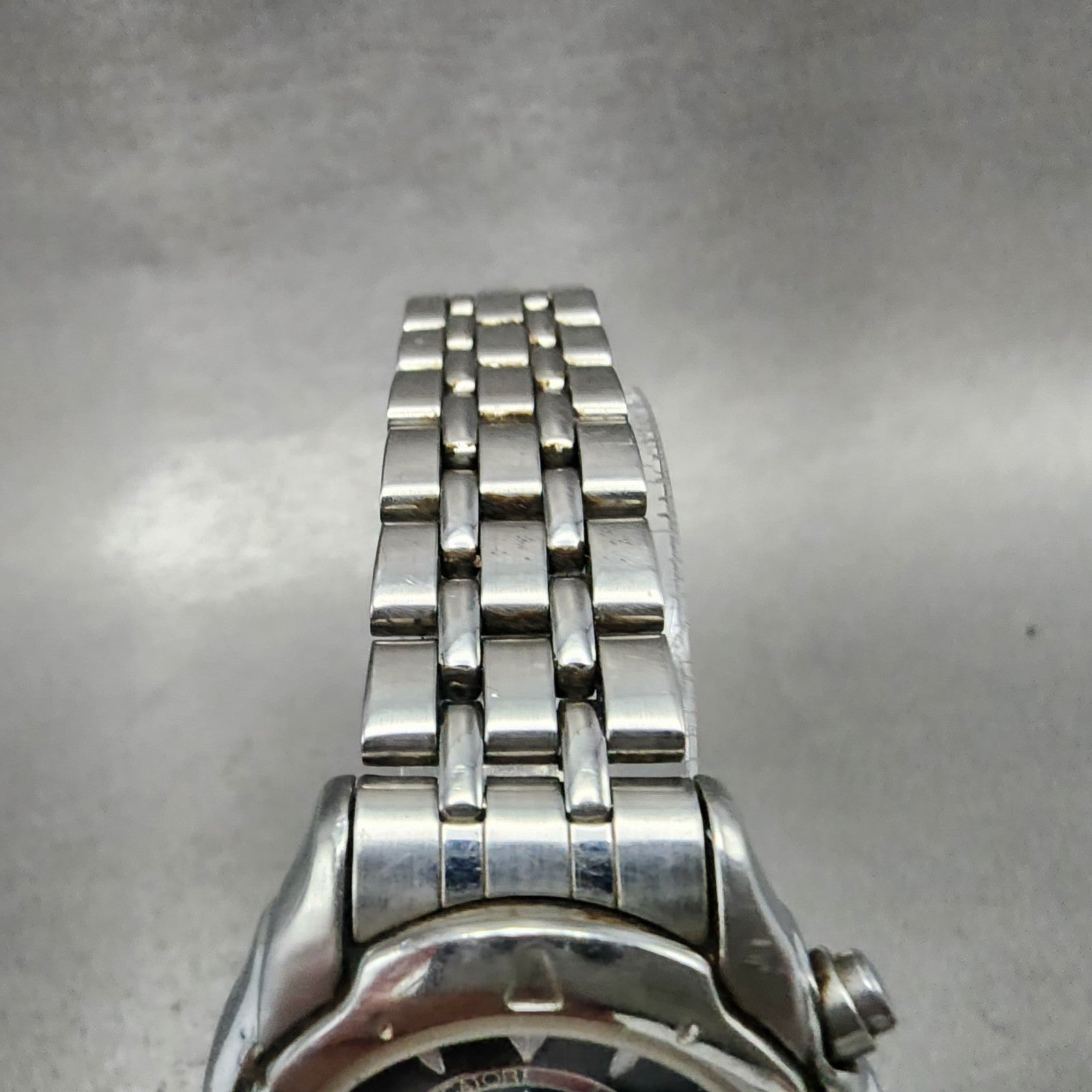 Seiko Kinetic Sports 50 Watch Women 31mm Black Dial Steel Date 3m220b79 PARTS5