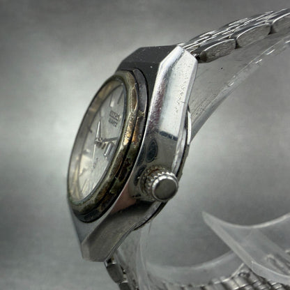 Seiko Watch Women 24mm Silver Dial Silver Tone Daydate 7903-0060 New Battery2