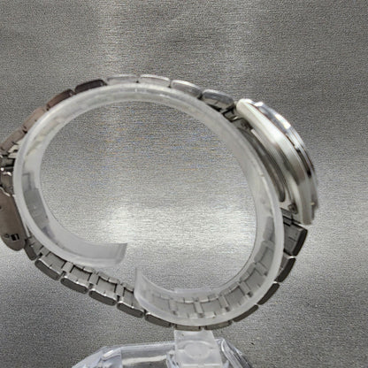 Casio Waveceptor Watch Women 28mm White Dial Silver Tone Date Round LWQ-10 Works