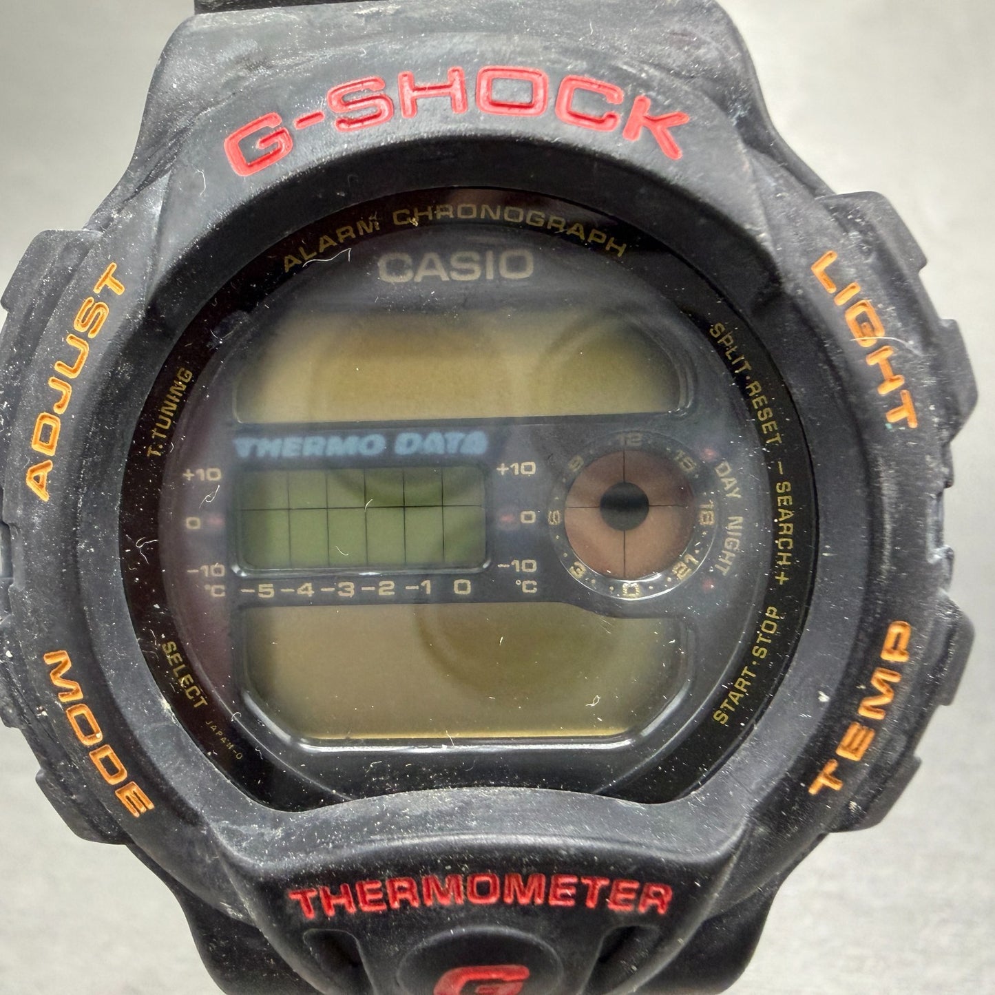 Casio G-Shock Watch Men 45mm Digital Black Tone Alarm Chrono DW-6100 PARTS2