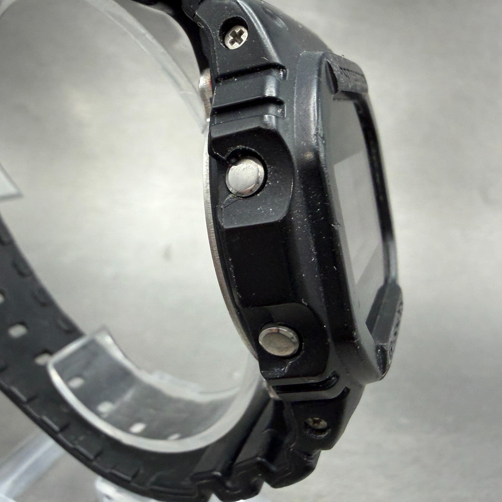 Casio G-Shock DW-5600BB Watch Men 43mm Digital Black Tone Octagon New Battery TH3