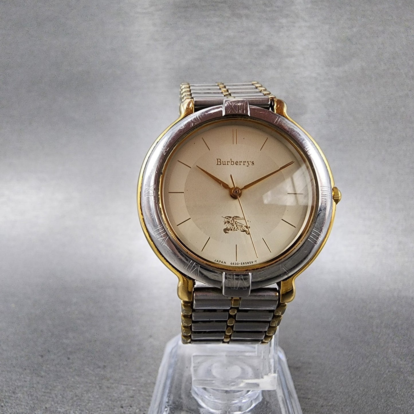 Burberry Watch Men 32mm Champagne Dial Two Tone Round 4630E60795 PARTS6