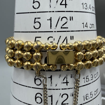 Seiko Watch Women 16mm Champagne Dial Gold Tone Round 1E20-0329 New Battery10