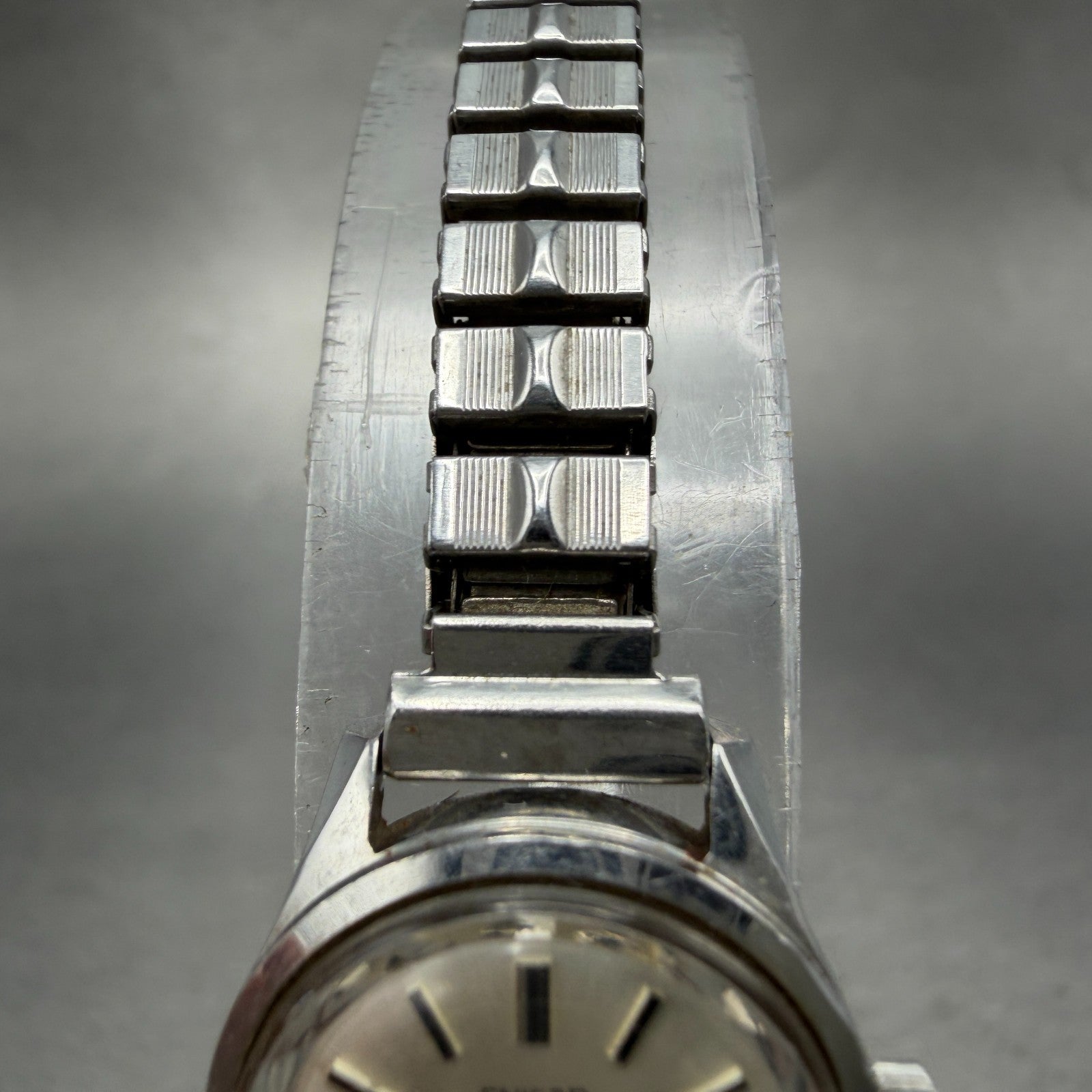 Enicar Star Jewels Watch Women 18mm White Dial Steel Manual Wind Runs VTG ABC4