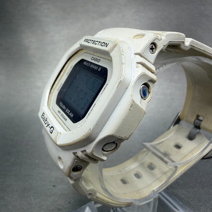 Casio Baby-G BGD-5000 Watch Women 42mm White Alarm Chrono Solar Works2