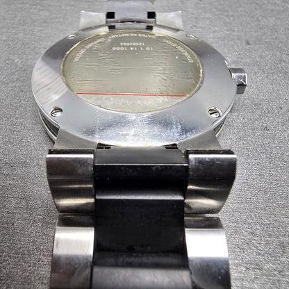 Movado Verto Watch Men 40mm black Dial Silver Tone 19 1 14 1089 New Battery11