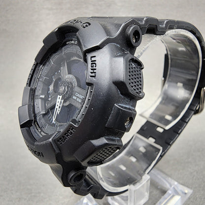 Casio BabyG BA110BC Watch Women 43mm Analog Digital Black Tone Round New Batt2