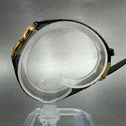 Seiko tank Watch Women 19mm Cream Dial Gold Tone Rectangle 1400-8030 New Battery6