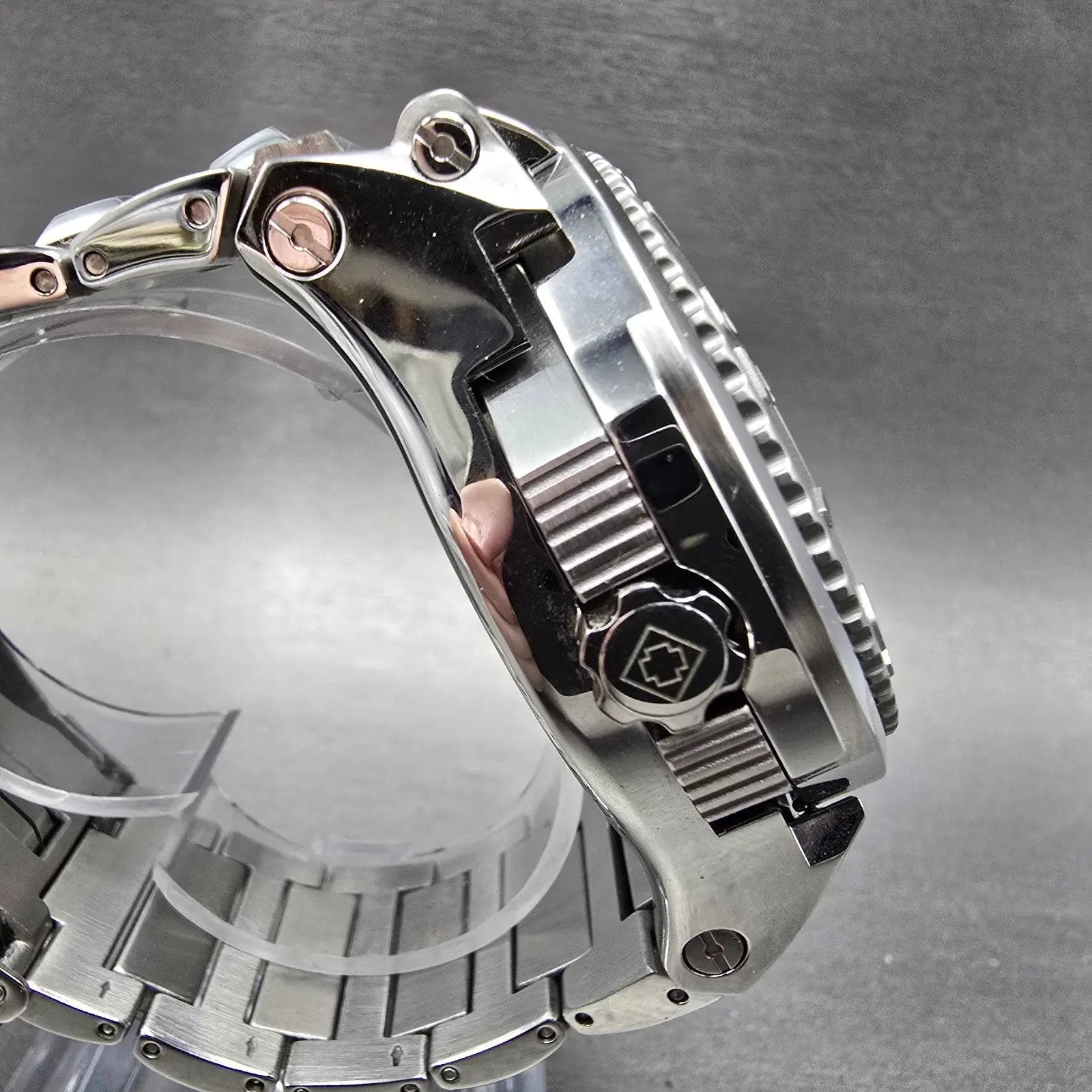 Invicta Reserve Transatlantic Chronograph Watch Men 54mm Red Dial Steel New Batt5