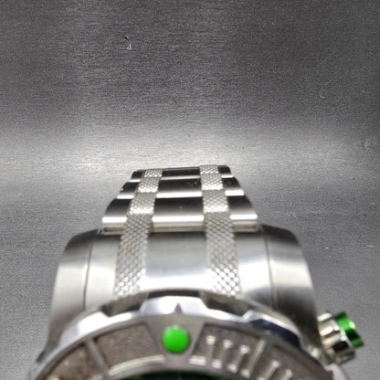 Invicta Coalition Forces Radar Chronograph Watch Men 59mm Green Dial Steel PARTS5