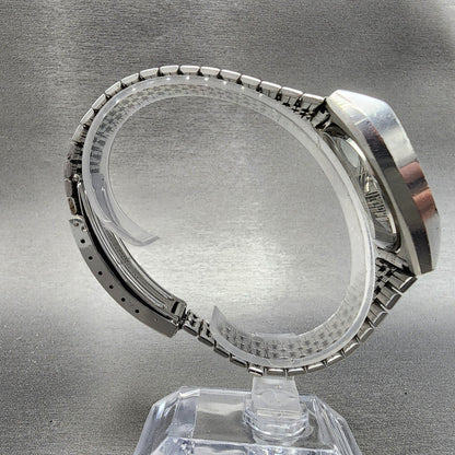 VTG Seiko Digital Watch Men 35mm Silver Tone Chronograph M159-5059 New Battery