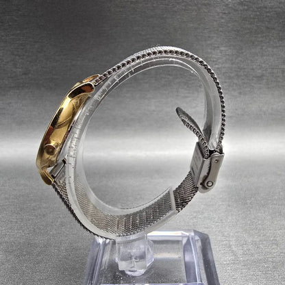 Skagen Anita Lille Watch Women 30mm Silver Dial Gold Tone SKW2340 New Battery6