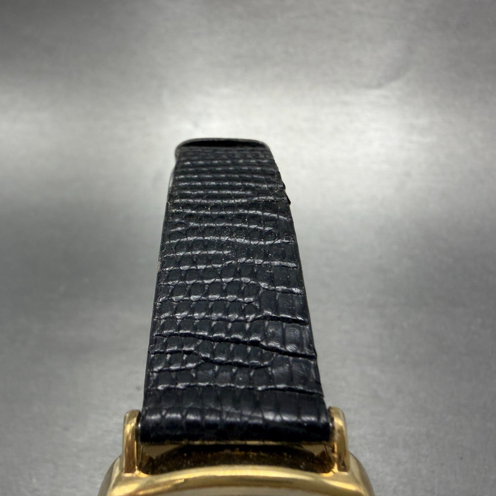 Seiko Watch Men 30mm Champagne Dial Gold Tone Rectangle 8621-5009 New Battery 5G5