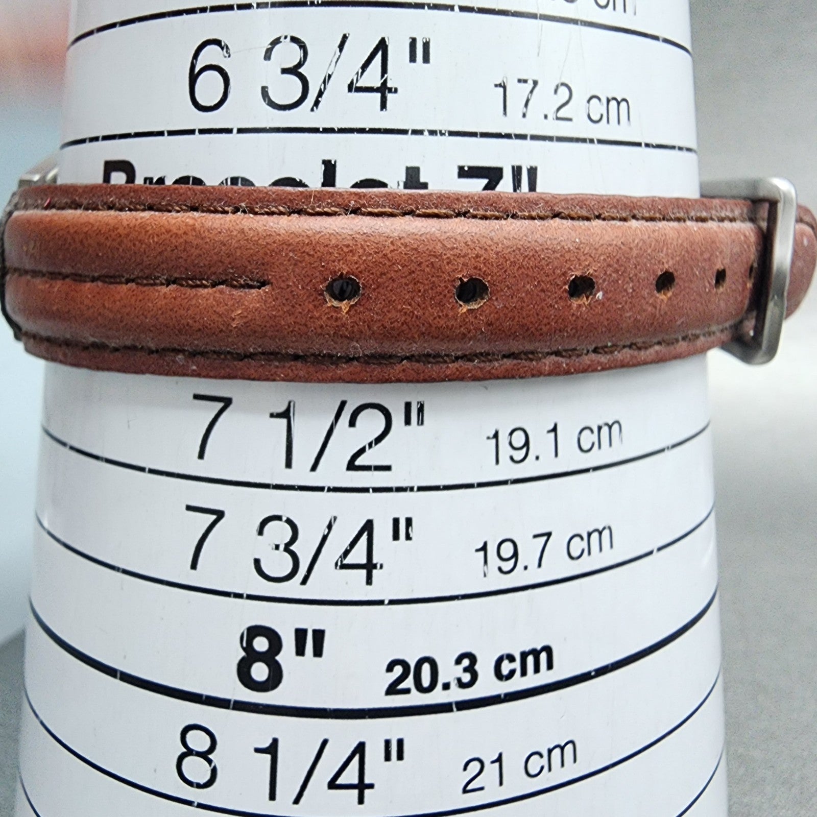 Wenger Watch Women 29mm White Dial Two Tone Date Round Leather Band New Battery10