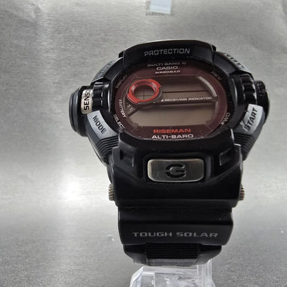 Casio G-Shock Riseman GW-9200 Watch Men 45mm Black Alti Baro Solar Atomic PARTS6