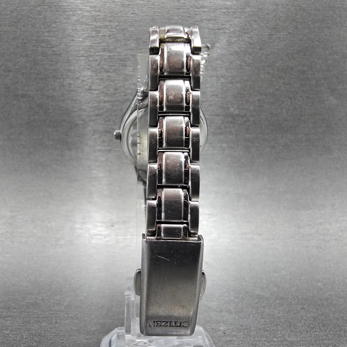 Citizen Eco-Drive Watch Women 26mm Black Dial Silver Daydate E001-S053463 JP7