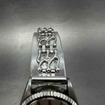 Citizen Date Seine Watch Women 25mm Silver Dial Silver Tone Date Manual Wind Run4