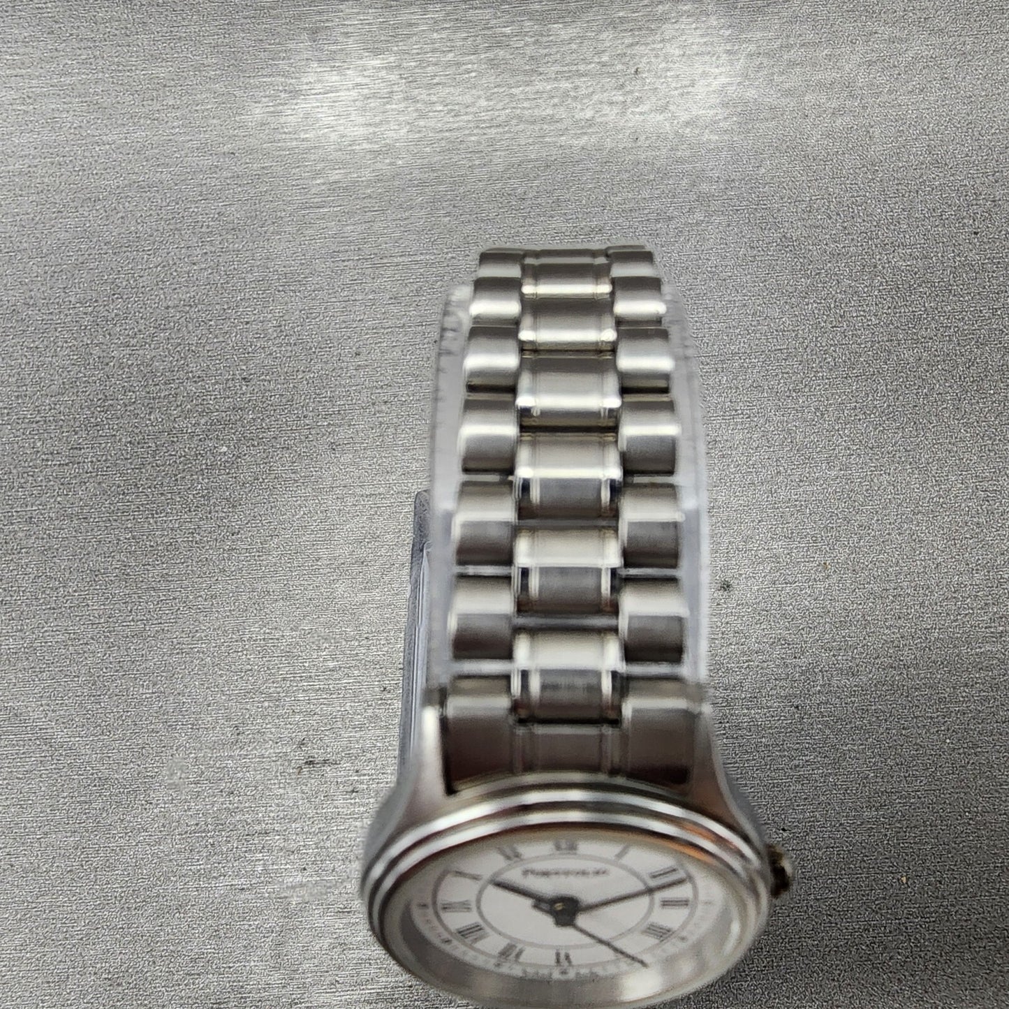 Tiffany Portfolio Watch Women 24mm White Dial Stainless Steel Round New Battery4