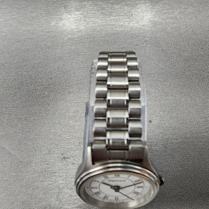 Tiffany Portfolio Watch Women 24mm White Dial Stainless Steel Round New Battery4