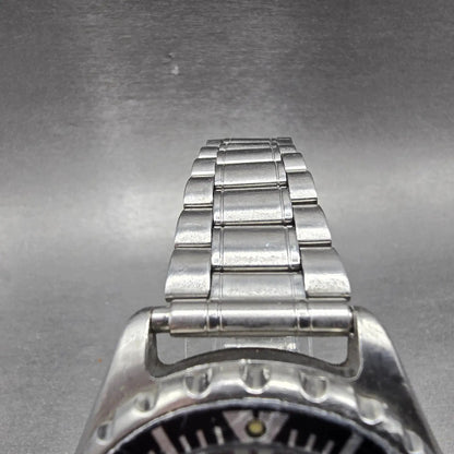 Citizen Eco-Drive Dive Watch Men 40mm Black Dial Steel Date 7878-H10716 Runs TGH4