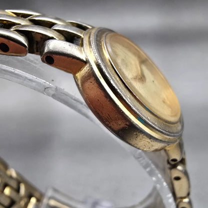 Citizen Watch Women 21mm Champagne Dial Gold Tone Round 5920-S78941 New Battery3