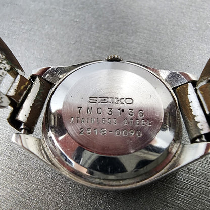 Seiko Special Watch Women 23mm Silver Dial Silver Tone Date Manual 25180090 Run9