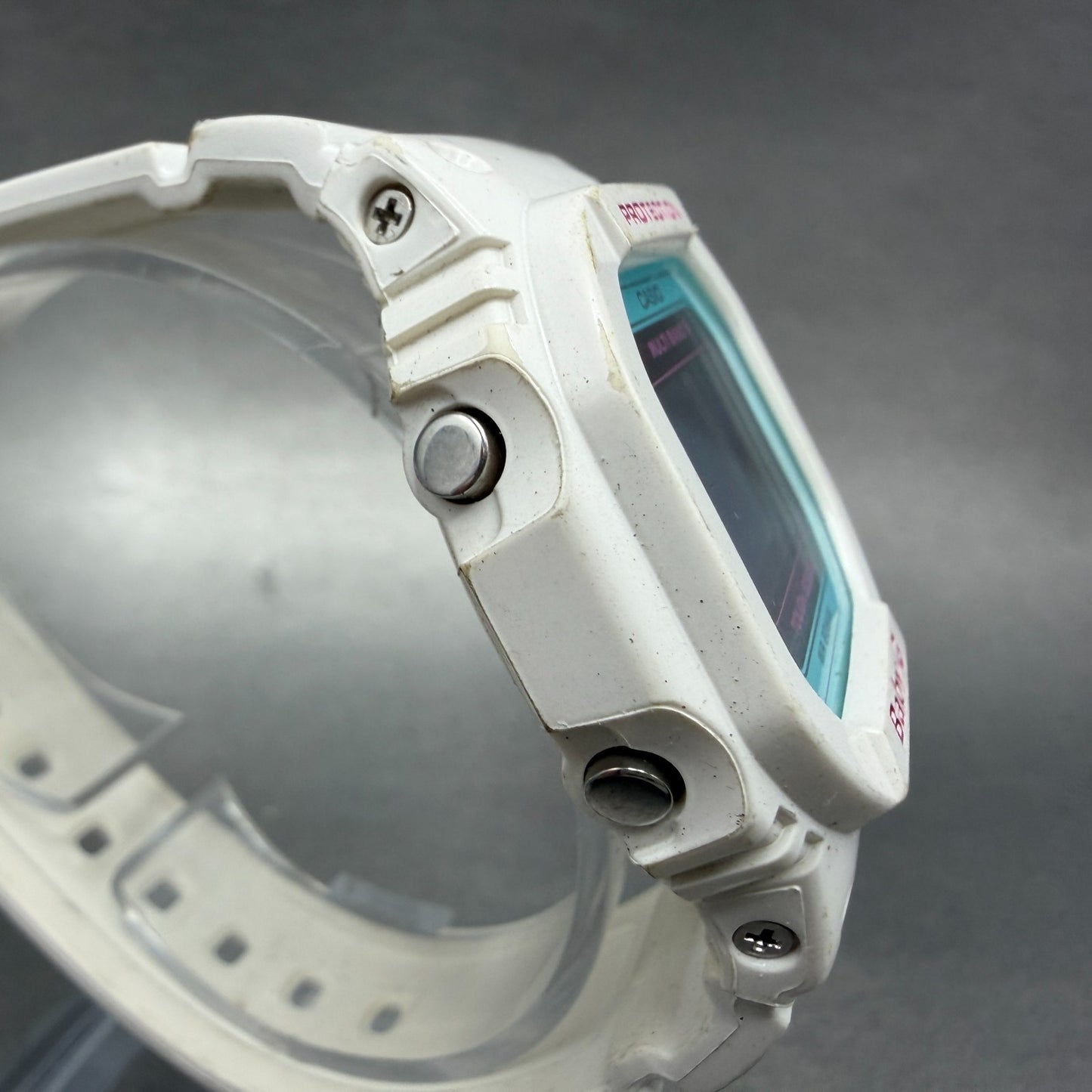 Casio baby-G BGD-5000 Watch Women 40mm Digital White Alarm Chrono Solar Works3