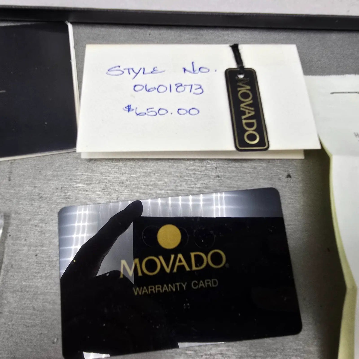 Movado Esperanza Watch Men 33mm Black Dial Two Tone 84.19.861 New Battery VHU13