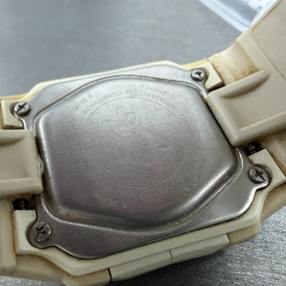 Casio Baby-G BGA-200DT Watch Women 36mm White Analog Digital Alarm Chrono NewBat10