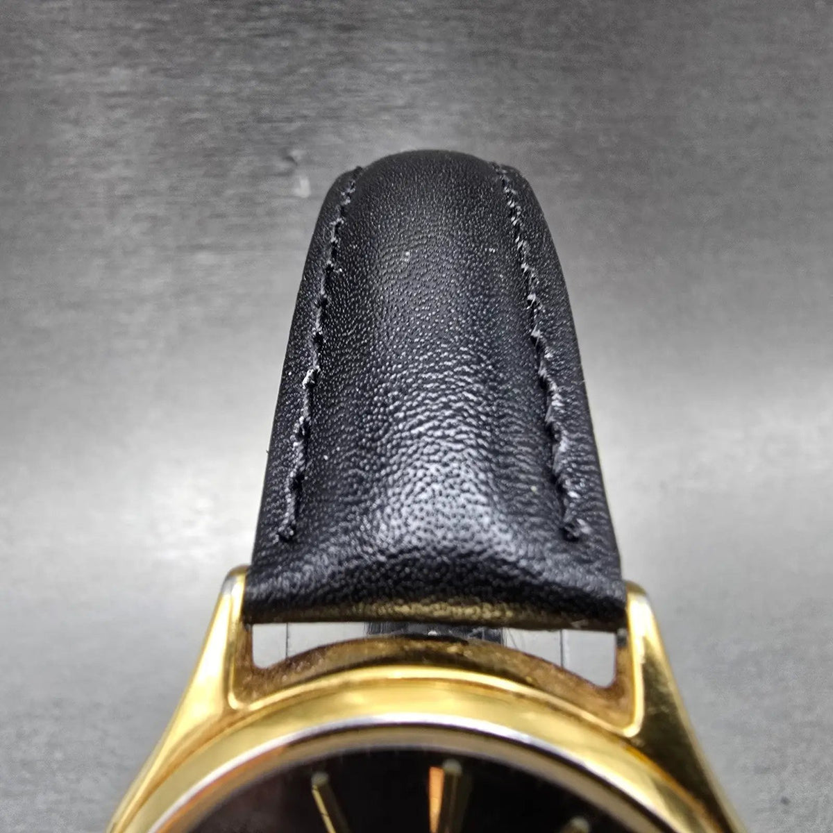 Seiko Watch Men 35mm Black Dial Gold Tone Daydate READ!!!! 7N43-8A99 New Battery4