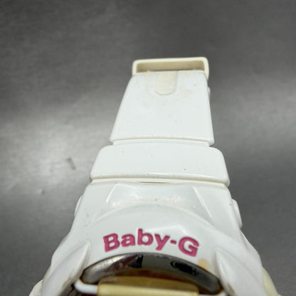 Casio Baby-G Watch Women 43mm White Pink Digital Alarm Chrono BG-169R New Batt4