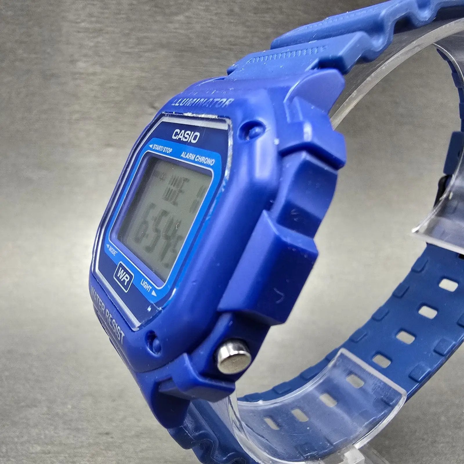 Casio Illuminator F-108WH Watch Men 43mm Blue Alarm Chrono Digital New Battery2