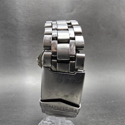 Fossil Blue Dive Watch Men 38mm Black Dial Silver Tone Date AM-3198 New Battery8