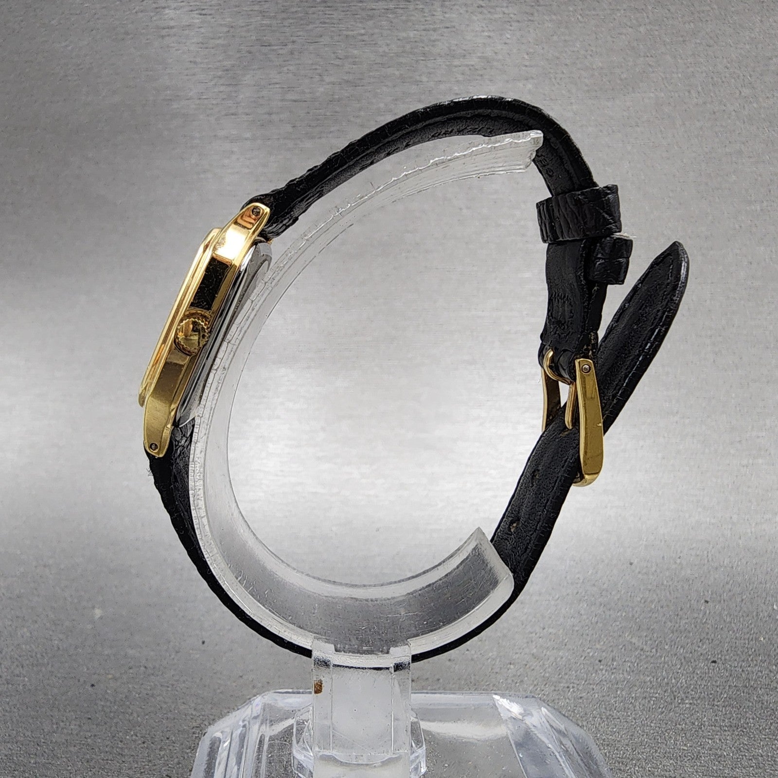 Hamilton Tank Watch Women 22mm Silver Dial Gold Tone Date Rectangle New Battery6