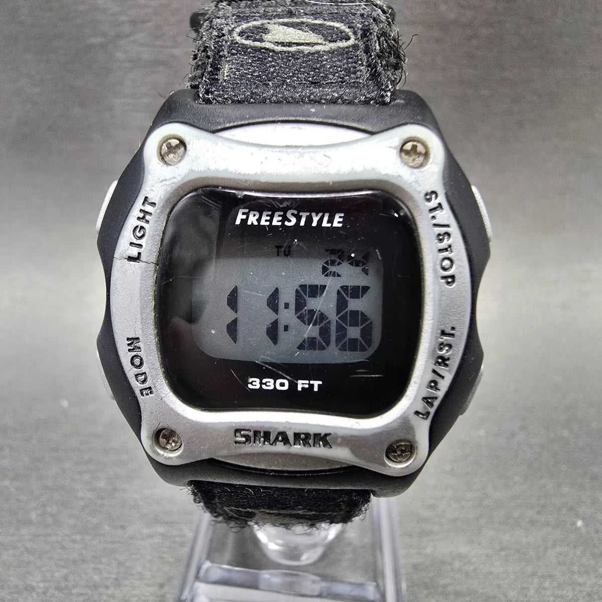 Freestyle Shark Watch Women 30mm Black Alarm Chrono Daydate Digital New Battery0