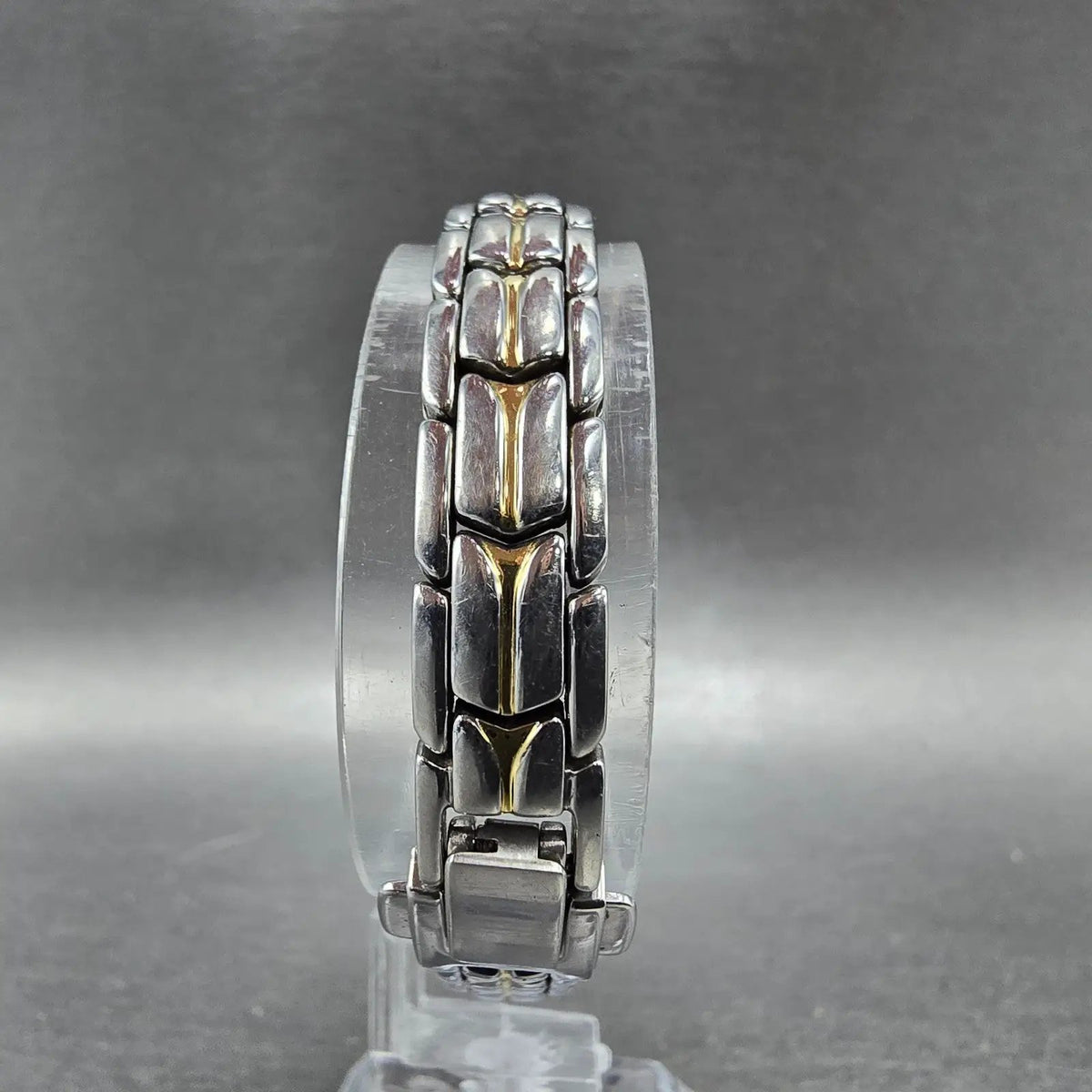 CitizenEco-Drive Watch Women 14mm MOP Dial Two Tone Hexagon G620-S05621 Runs JP7