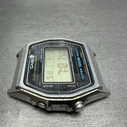 Casio W-750 Marlin Watch Men 36mm Silver Digital Alarm Chronograph 248 New Batt3