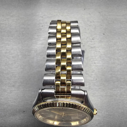 Citizen President Watch Men 35mm Champagne Dial Two Tone Daydate New Battery4