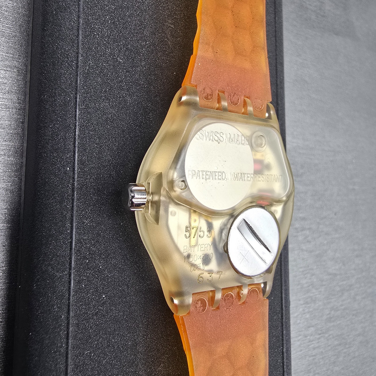 Swatch Musicall Adam Watch Men 34mm Skeleton Dial Alarm SLZ106 New Battery NOS14
