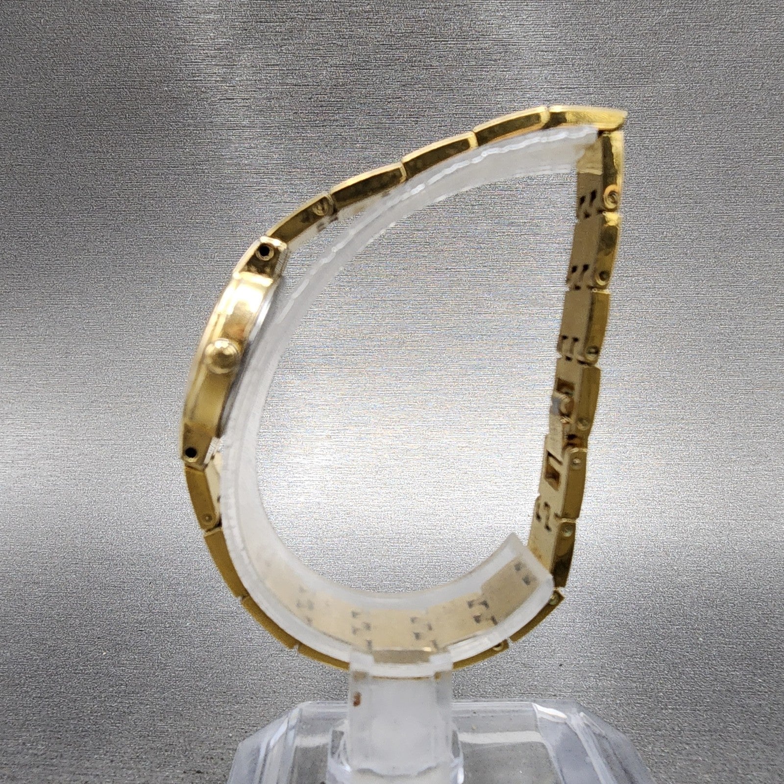 Seiko Watch Women 20mm Champagne Dial Gold Tone Round 4n000191 New Battery6