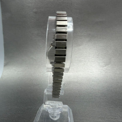 Seiko Watch Women 20mm Silver Dial Silver Tone Round 8Y21-0010  New Battery HJ77