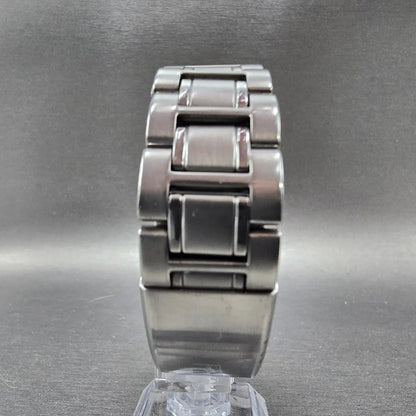 Citizen Eco-Drive Luciano Forneris Watch Men 36mm Black Dial Silver Date Works7