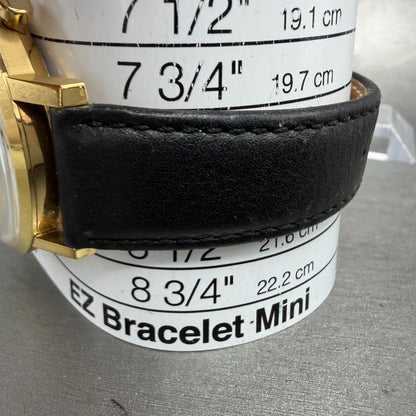 Bulova Chronograph Watch Men 41mm Silver Dial Gold Tone Date 97B155 New Battery10