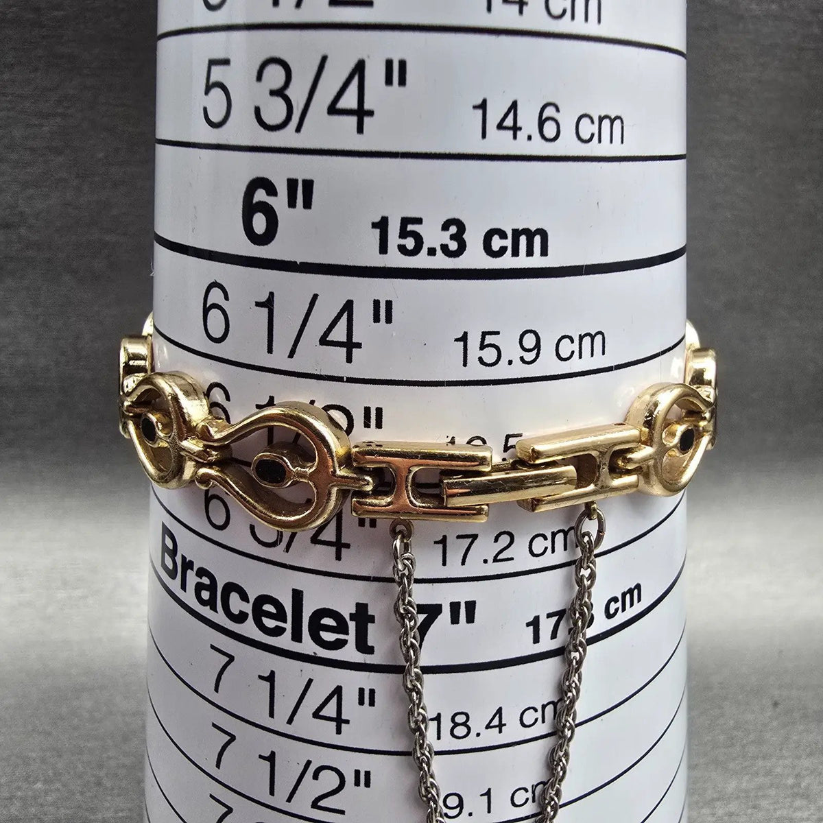 Citizen CQ Watch Women 20mm Black Dial Gold Tone Round 4-102797 New Battery VTG9