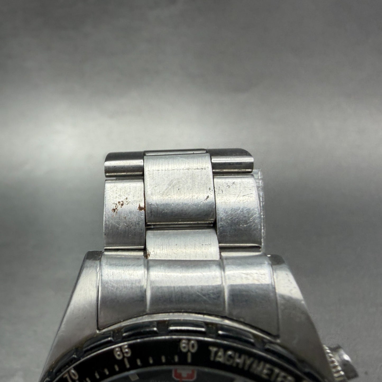 Swiss Military Chronograph Watch Men 40mm Black Dial Silver Alarm Daydate NewBat4